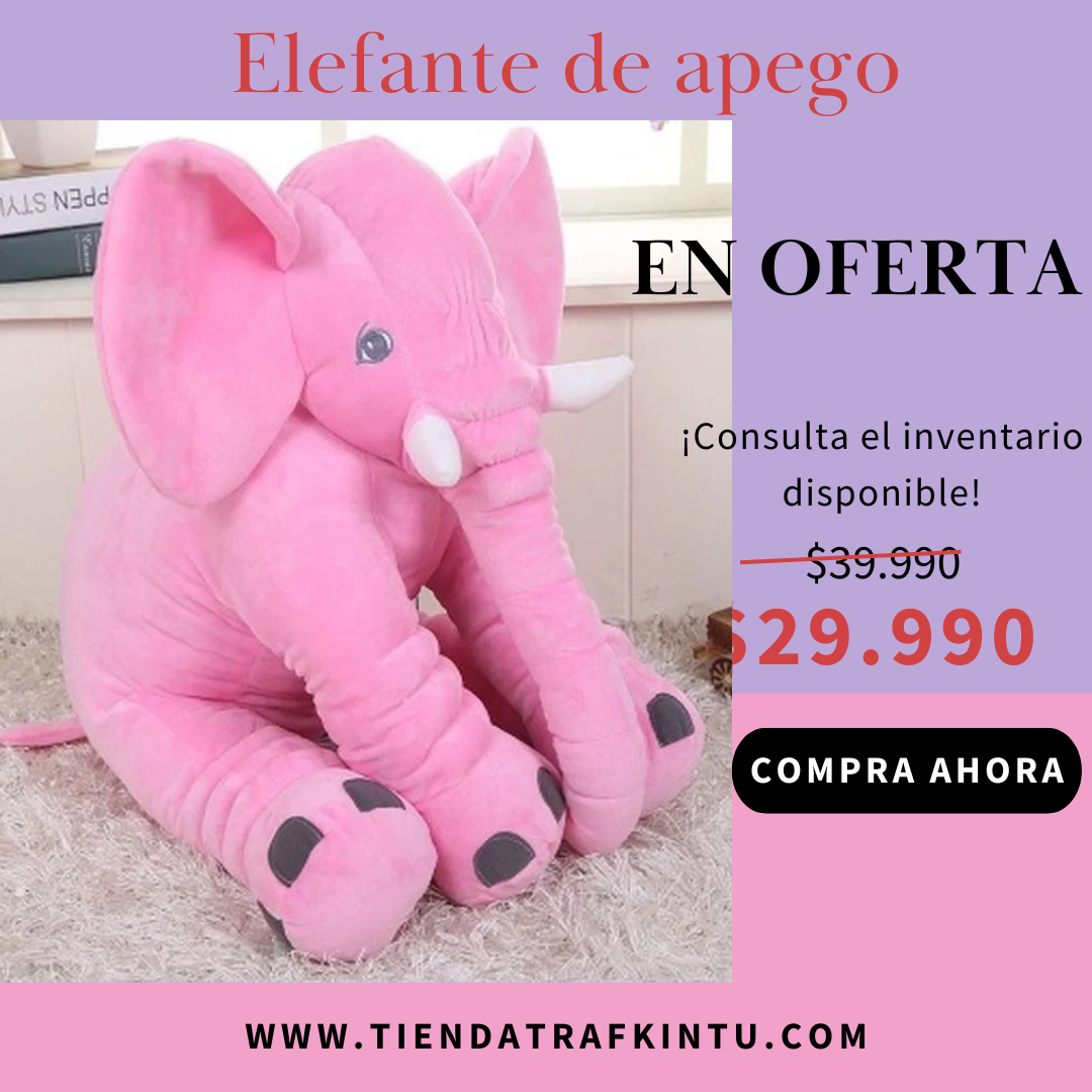 ELEFANTE DE APEGO  PARA BEBÉS