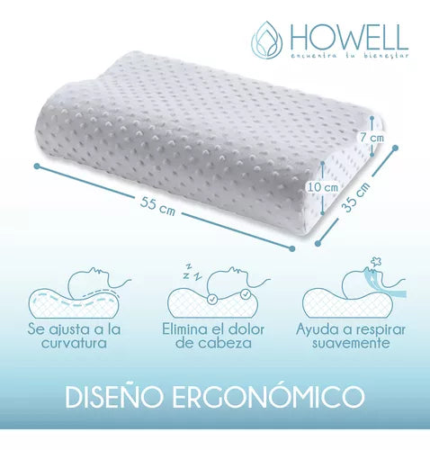 Almohada Cervical Viscoelastica